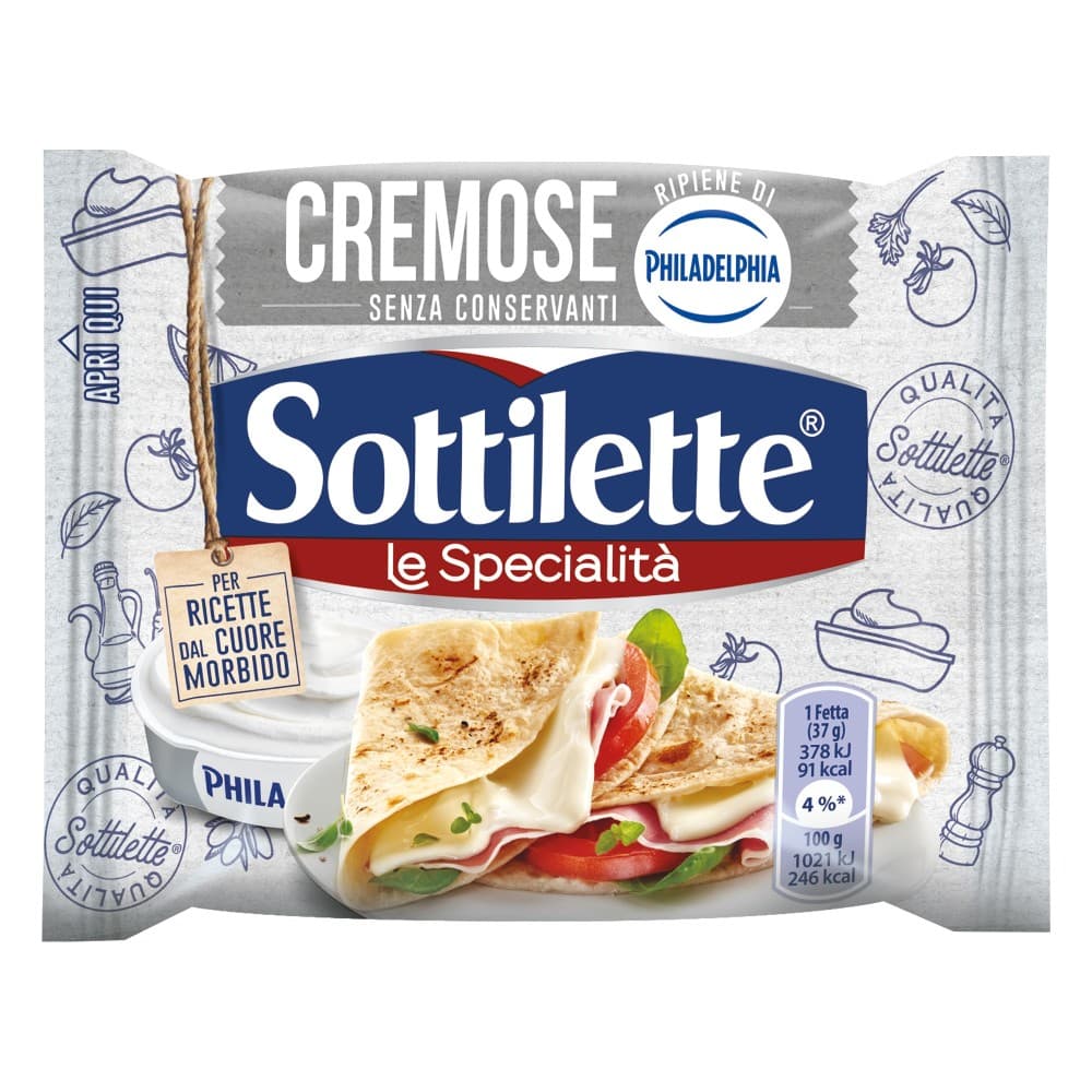 Sottilette Cremose Le Specialità, 185 g – Il Gigante