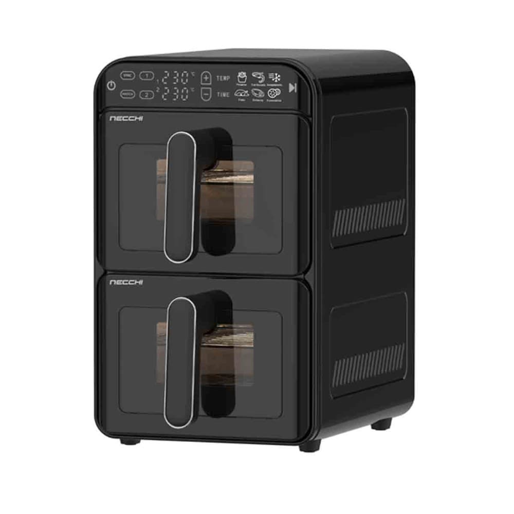 Necchi friggitrice ad aria verticale 5,5+5,5 LT in offerta da Risparmio Casa