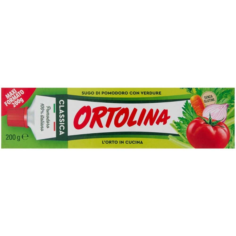 Sugo di pomodoro con verdure Ortolina Classico, 200 g – Il Gigante