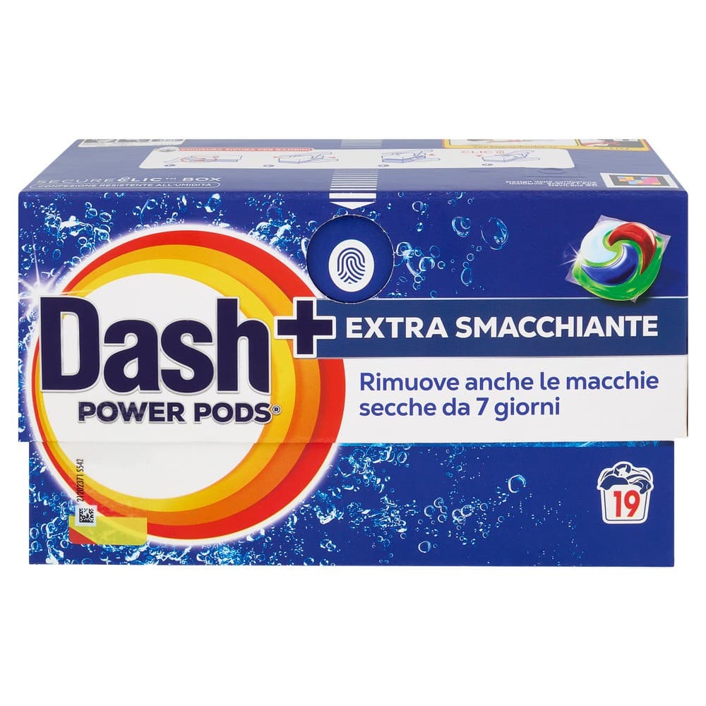 Detersivo per lavatrice liquido concentrato Power Pods Dash+ 2 x 442,7 g in offerta da Coop