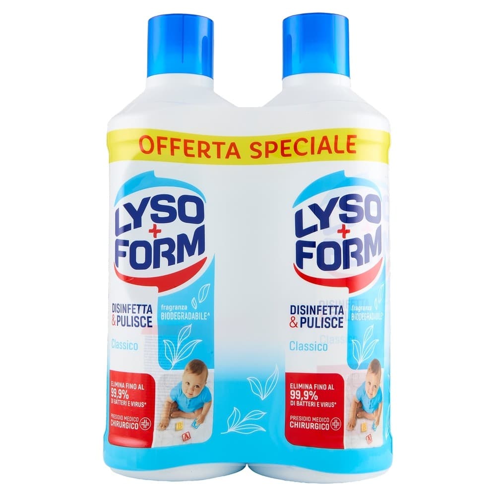 Lysoform detersivo per pavimenti, 2 x 1,1 l – Iper La grande i