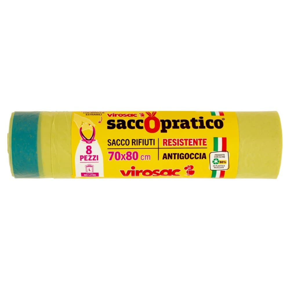 Virosac sacchi rifiuti con maniglie, 8 pezzi – ALDI