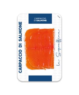 Carpaccio di salmone, pesce spada o tonno