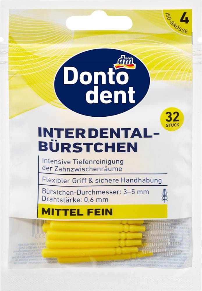 Dontodent scovolini interdentali ultra fini, 32 pezzi – Dm