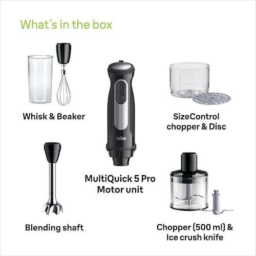 Braun frullatore ad immersione MQ55254MBK 0,6 L in offerta da Euronics