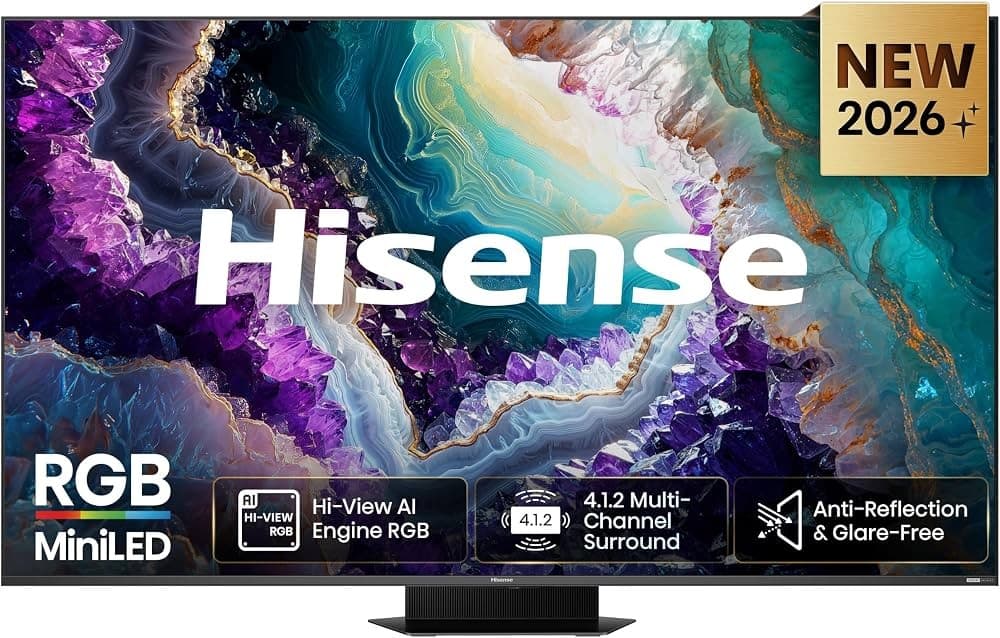 Hisense Smart TV RGB MiniLED 4K 85U85, 85" – Unieuro