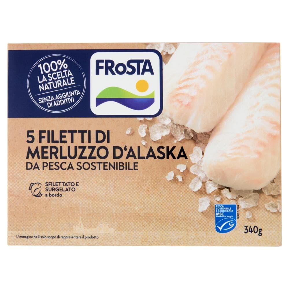 Filetti di Merluzzo d'Alaska 340 g Frosta in offerta da Carrefour