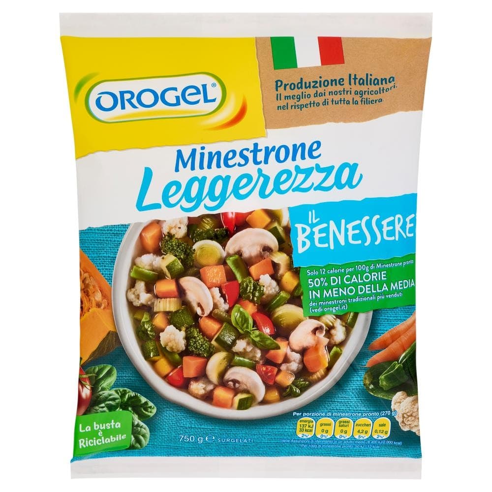Orogel Minestrone Leggerezza, 750 g – Il Gigante
