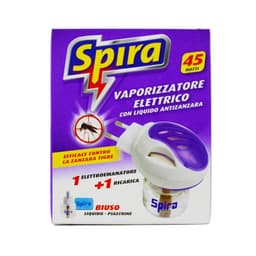 Spira Insetticida Vaporizzatore Elettrico Biuso + Ricarica Liquida