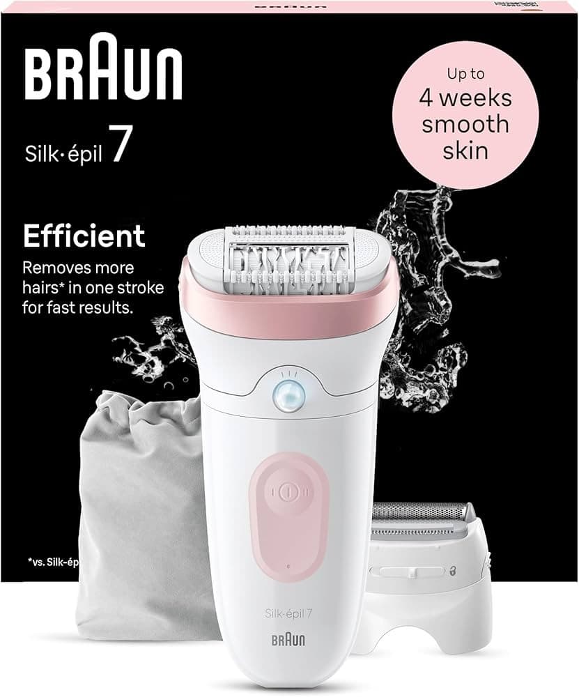 Epilatore Silk-Épil 7 7-000 Flamingo BRAUN in offerta da Comet