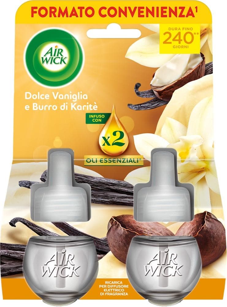 Air Wick ricarica bipacco diffusore elettrico, 2 pezzi x 19 ml – Dm