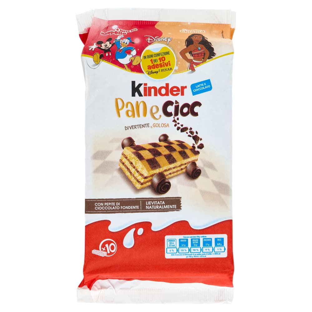 Pan e Cioc Kinder, conf. da 10, g 290 – Bennet