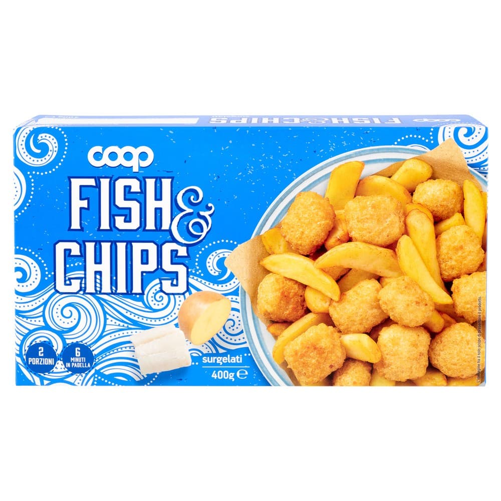 Pronti al Volo Fish & Chips 400 g in offerta da MD