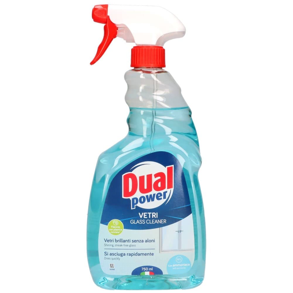Detergente vetri spray antipolvere Dual Power, ml 750 – Bennet