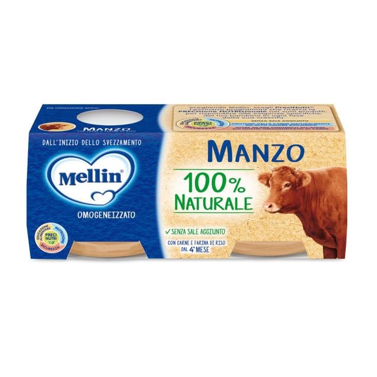 Omogeneizzato alla carne Mellin 2x80 g in offerta da Il Gigante