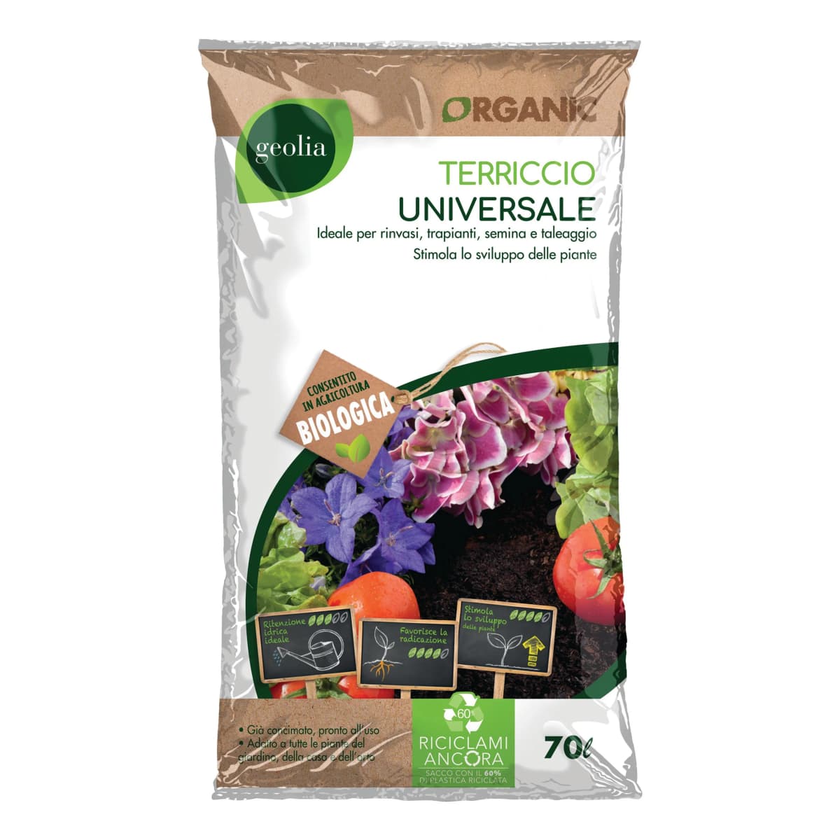 Terriccio universale, 70 L Geolia – Leroy Merlin