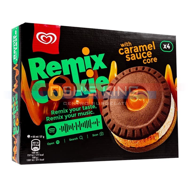Biscotto Iceberger o Remix Cookie, 4 pezzi Algida – Il Gigante