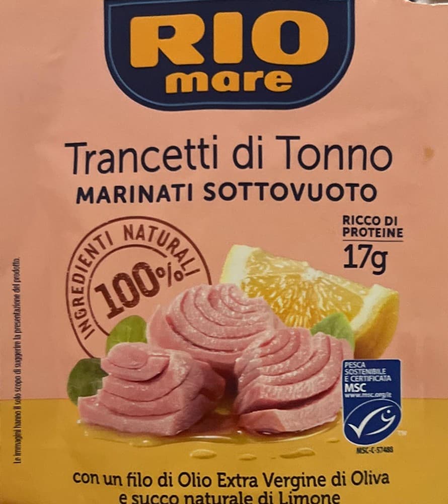Trancetti di tonno marinati sottovuoto, 70 g Rio Mare – Iper La grande i