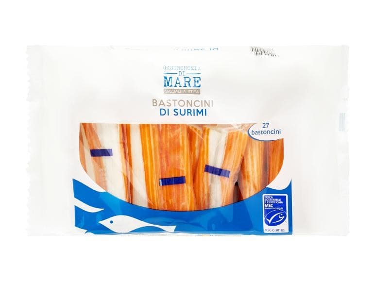 Gastronomia di Mare bastoncini di surimi, 405 g – Lidl