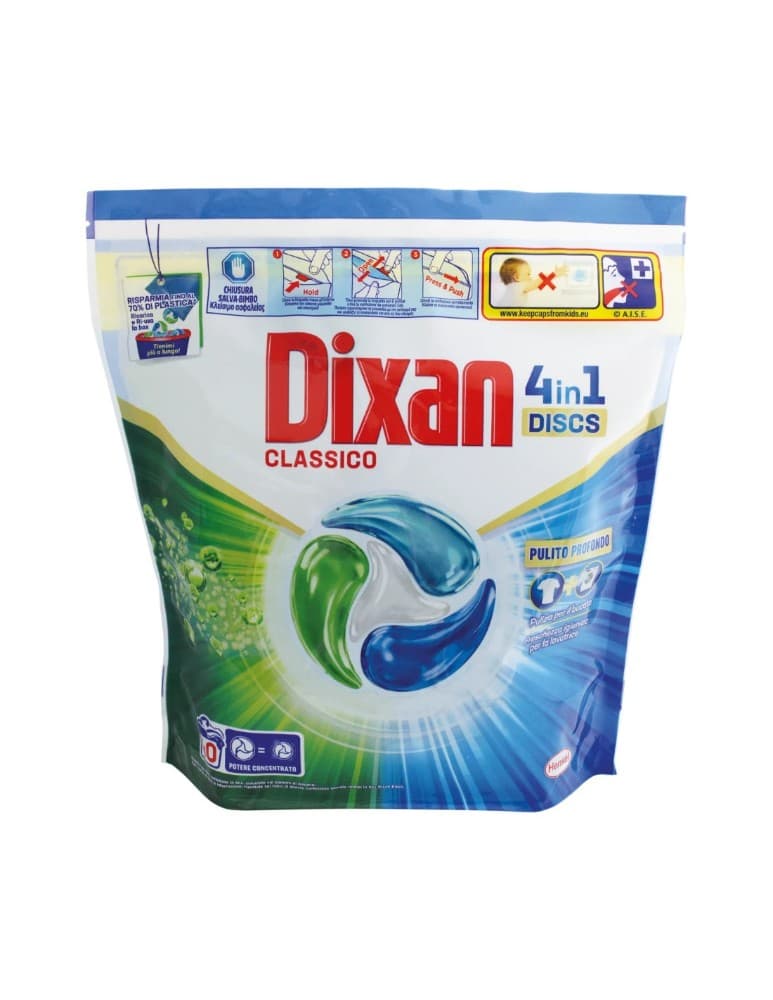 Dixan detersivo in discs 4in1 40 pezzi in offerta da Dm