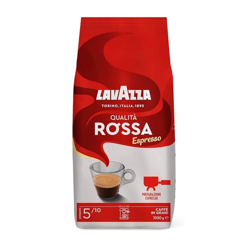 Caffè in grani Qualità Rossa, 1 kg Lavazza – Carrefour