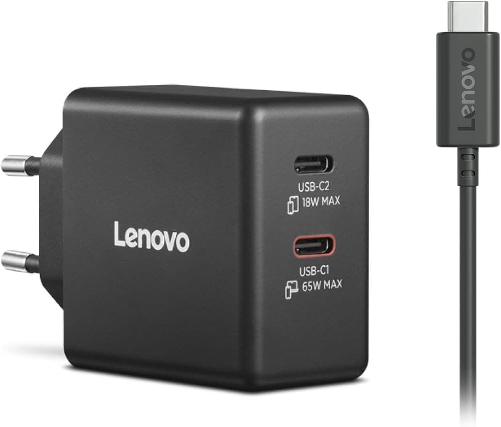 Lenovo Dual USB-C 65W GaN Charger – Expert