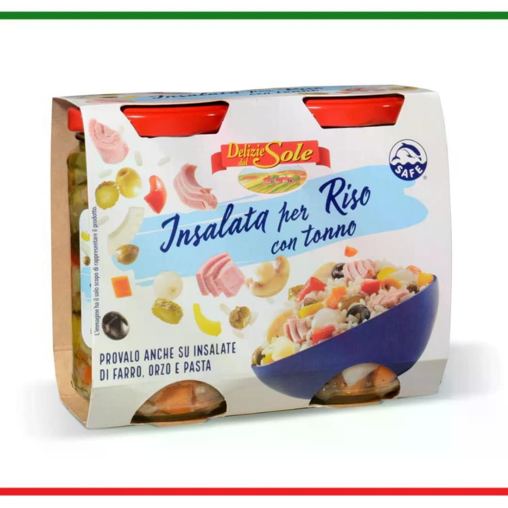 Insalata per riso con wurstel/tonno 2 x 285 g in offerta da Eurospin