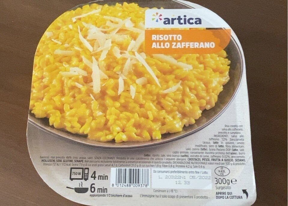 Artica risotto allo zafferano, 300 g – Panorama
