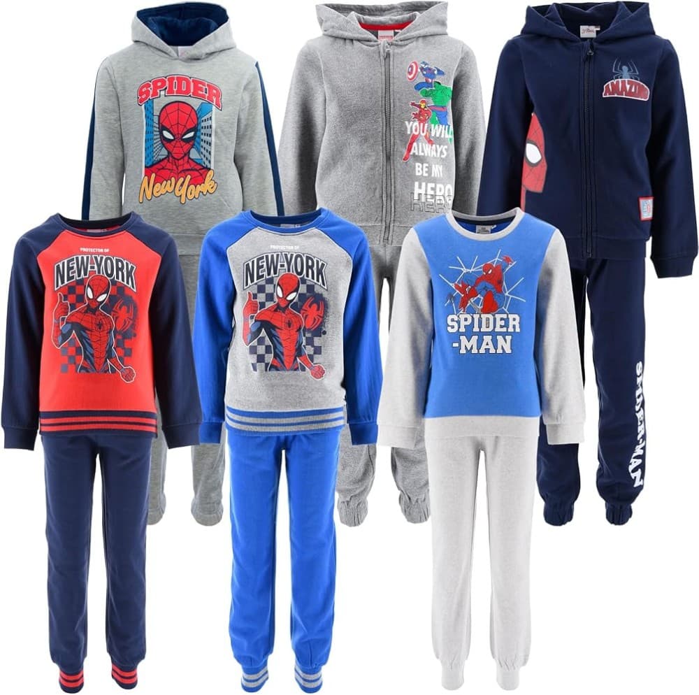 Tuta in felpa Spiderman, tg 3-10 anni – Carrefour