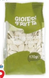 Gioie di Frutta semi di zucca, 170 g – MD