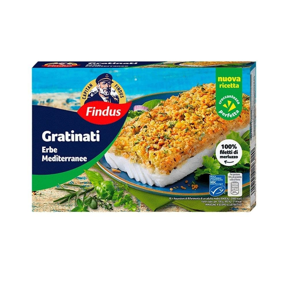 Filetto di merluzzo i gratinati Findus 380 g in offerta da Il Gigante