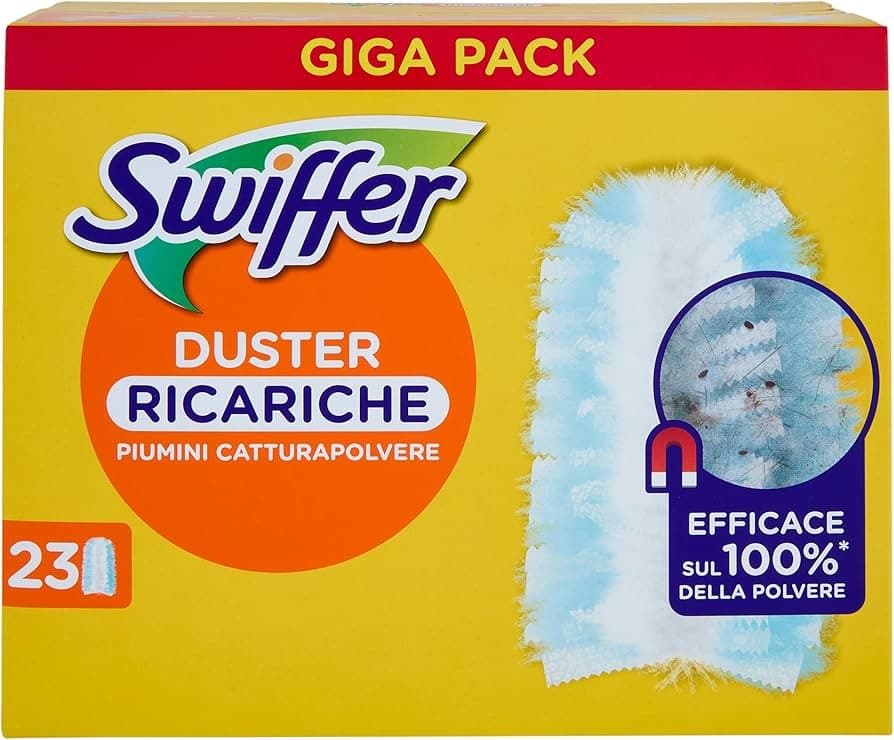 Ricariche Swiffer 90 pezzi o Duster 23 pezzi in offerta da Carrefour