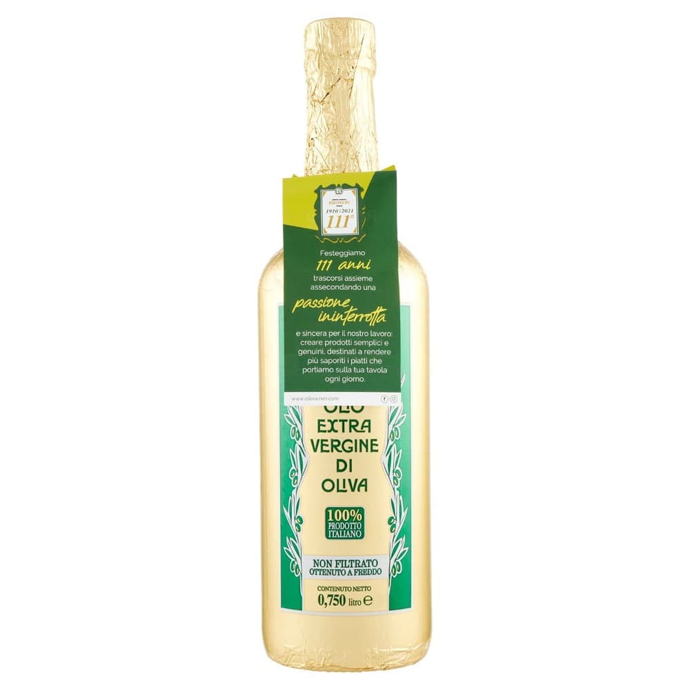 Olio extra vergine di oliva 100% italiano Raineri, 750 ml – Panorama