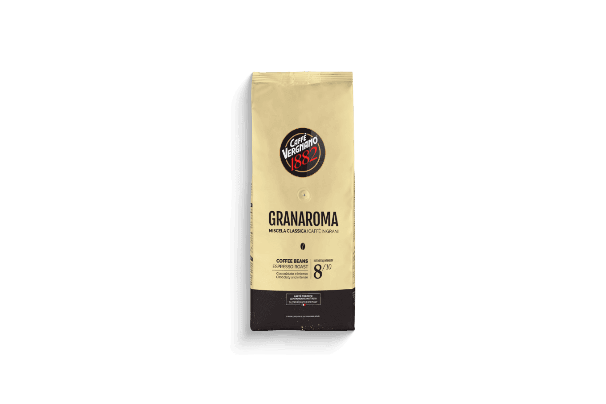 Caffè in grani Granaroma Vergnano 1 kg in offerta da Panorama