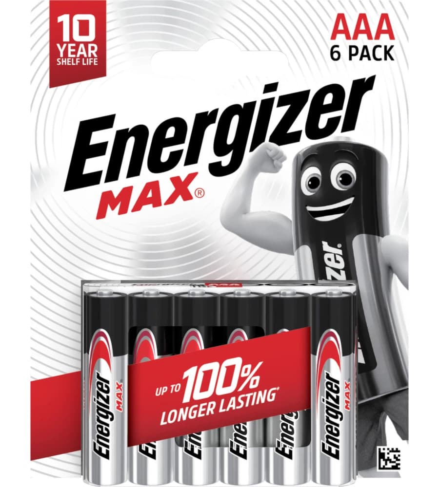 Pile alcaline Energizer MAX 4+2 pezzi in offerta da Esselunga