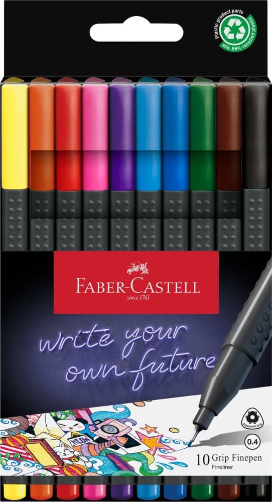 Finepen Grip 10 pezzi FABER-CASTELL in offerta da Esselunga