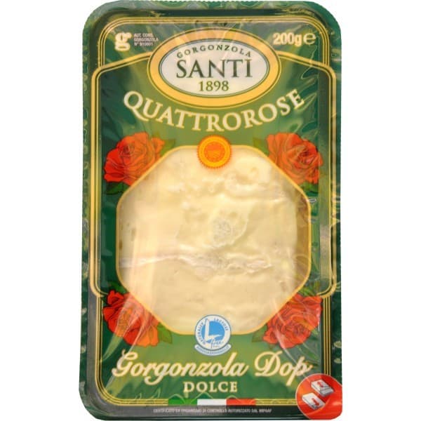 Gorgonzola DOP Dolce Quattrorose, 200 g Santi – Bennet