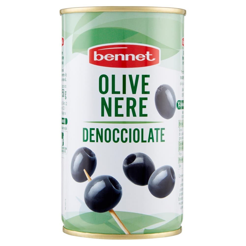 Olive nere denocciolate Bennet 150 g in offerta da Bennet