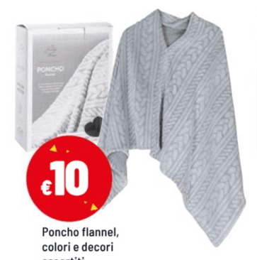 Poncho flannel – Iper La grande i