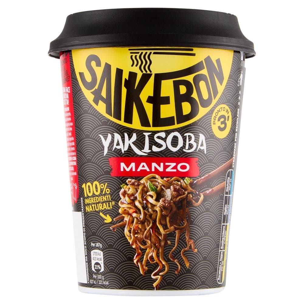 Saikebon Linea Yakisoba Cup, 93 g – Il Gigante