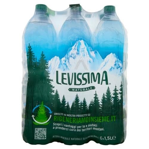 Levissima acqua minerale naturale, 6x 1.5 l confezione – Lidl