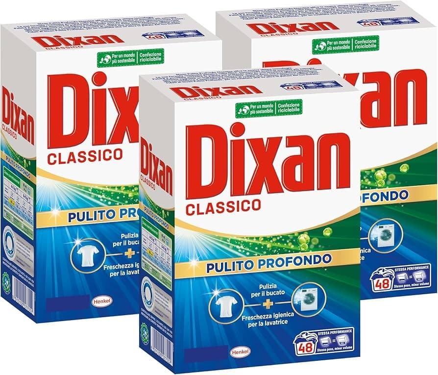 Dixan detersivo lavatrice polvere 40 lavaggi in offerta da Panorama