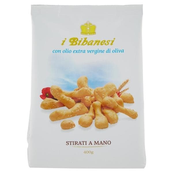 Grissini con olio extra vergine di oliva, 400 g I Bibanesi – Iper La grande i