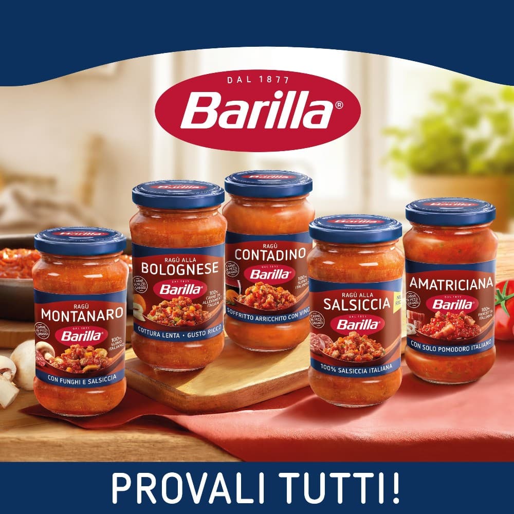 Barilla sughi gusti assortiti 300 g in offerta da Iper La grande i