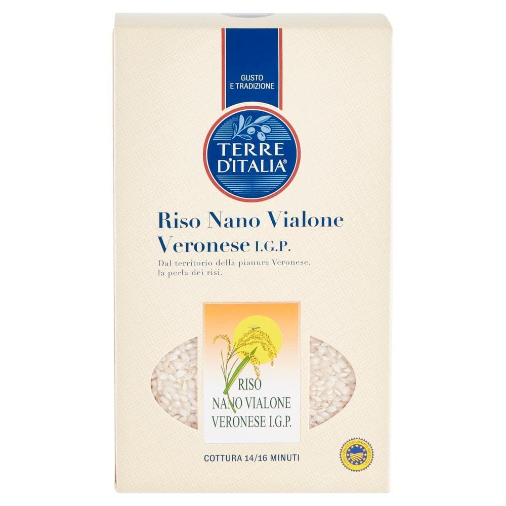 Riso Nano Vialone Veronese Terre d'Italia, 1 kg – Carrefour