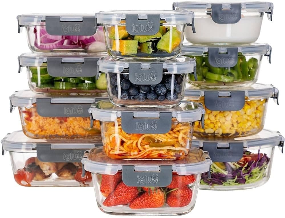 Contenitori ermetici in vetro per alimenti, misure assortite – Iper La grande i