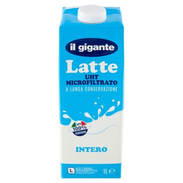 Il Gigante latte UHT microfiltrato intero, 1 litro – Il Gigante