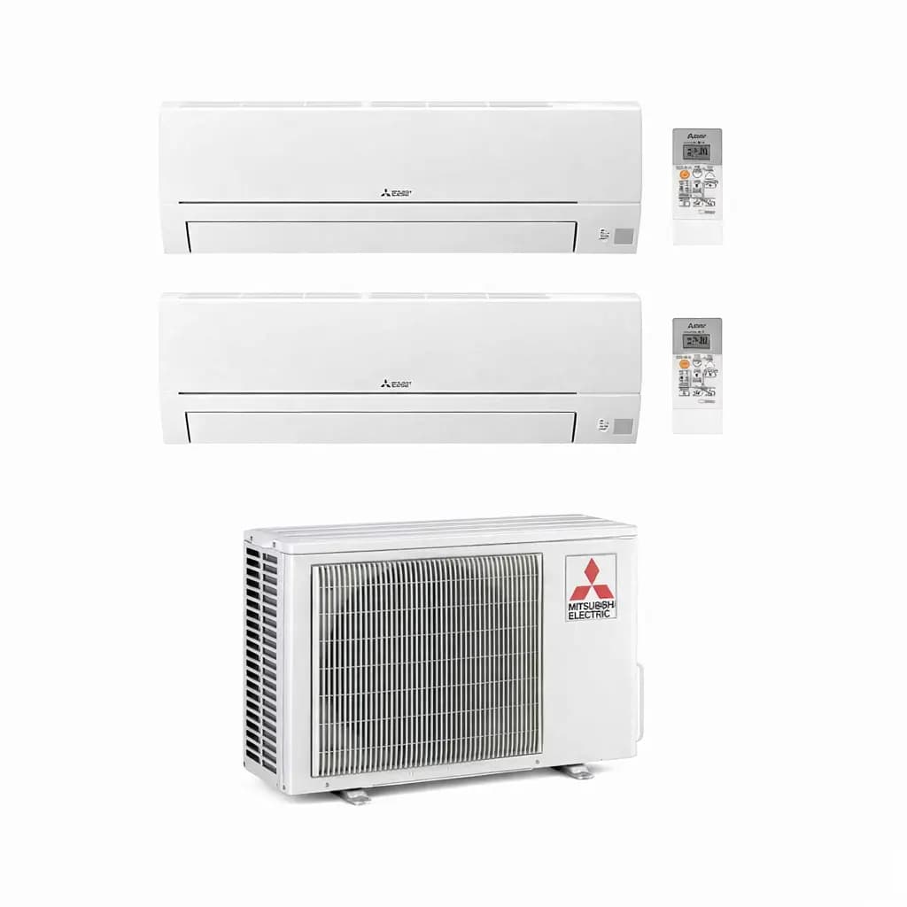 Mitsubishi Electric climatizzatore dualsplit MXZ2HA40VFEI2535DWVF kit serie Smart DW (variante TRIAL) 9.000 + 12.000 BTU in offerta da Expert
