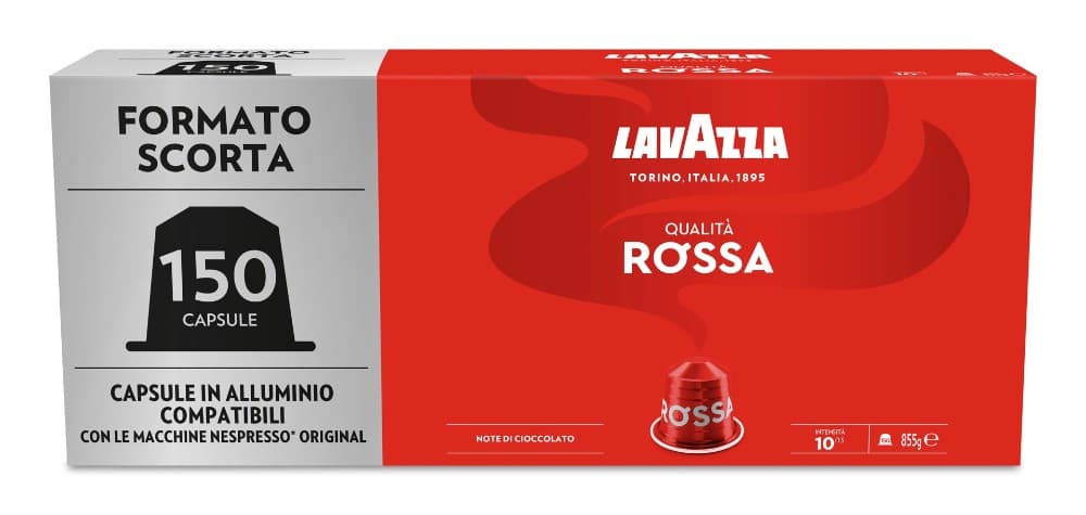 Lavazza capsule in alluminio compatibili Nespresso* Original, 150 capsule – Unieuro