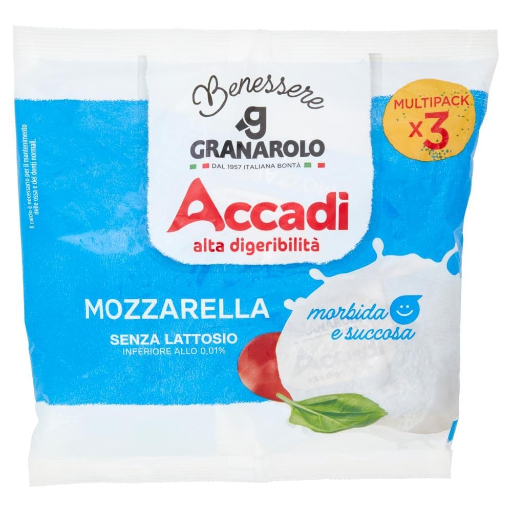 Mozzarella senza lattosio, 100 g x3 – Iper La grande i